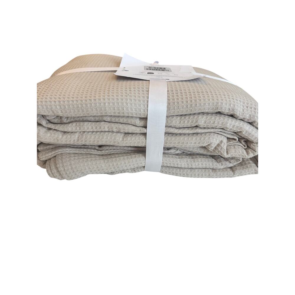 Brooklinen Micro Waffle Duver Cover King/ Cal King Pebble